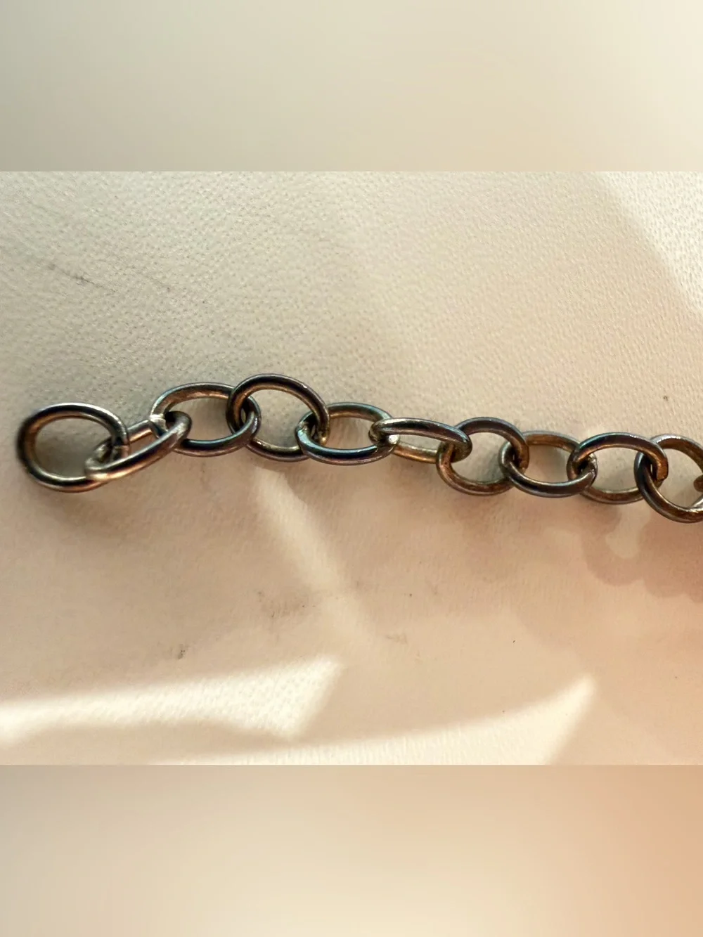 Vintage 90s Sterling Silver Textured Mesh & Beaded Ball Strand Bracelet